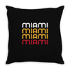 miami Throw Pillow