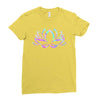 hologram lotus Ladies Fitted T-Shirt