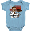 meat yo self! Baby Onesie