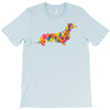 dachshund flower 2 T-Shirt