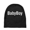 baby boy w Baby Beanies