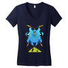 demon squid god Women's V-Neck T-Shirt