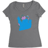 b is for blood sugar Women's Triblend Scoop T-shirt