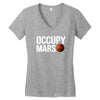 Occupy Mars Women's V-Neck T-Shirt
