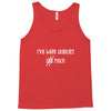 Thinking Too Much (f98) Tank Top