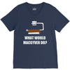 what would macgyver do V-Neck Tee