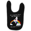 ls mug eat rainbow eat les Baby Bibs