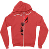 red balloons Zipper Hoodie
