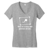 this is a very old picture of me Women's V-Neck T-Shirt