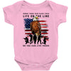 Honor Those Who Place Their Life On The Line Baby Bodysuit