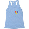 Rainbow Equality Heart Racerback Tank