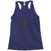 vitruvian robot Racerback Tank