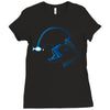 out baby fished Ladies Fitted T-Shirt