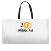 i love oktoberfest Weekender Totes