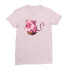 lion in a box Ladies Fitted T-Shirt