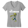 The Walking Dad Women's V-Neck T-Shirt