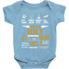 Born July Multitasking Problem Solving Tees Baby Onesie