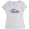 axolotl questions Women's Triblend Scoop T-shirt