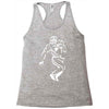 undefeated stencil football Racerback Tank