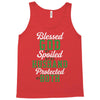 blessed god by spoiled by my husband protected by both Tank Top