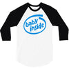 baby inside 3/4 Sleeve Shirt