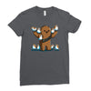 chewie and porgs Ladies Fitted T-Shirt