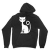 white cat funny Unisex Hoodie