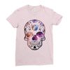 Colorful Skull Ladies Fitted T-Shirt