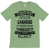 Super Cool Grandad Of A Freaking Awesome Granddaughter T-Shirt