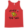world's best sister with flowers Tank Top