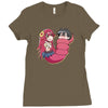 musume monster Ladies Fitted T-Shirt