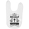 I Am One Blessed Sister Baby Bibs