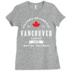 vancouver canada 2400x3200 Ladies Fitted T-Shirt