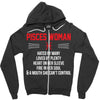 Pisces Woman Zipper Hoodie