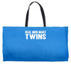 real men make twins Weekender Totes