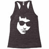 bob dylan Racerback Tank