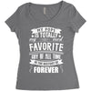 My Pops Is Totally My Most Favorite Guy of All Time in the History of Women's Triblend Scoop T-shirt