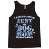 i have two tıtles aunt and dogmom an i rock them both flowers Tank Top