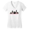 rock out with your cock out Women's V-Neck T-Shirt