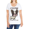 coffee makes me poop Ladies Curvy T-Shirt
