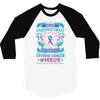 Never Underestimate the Strength of a Thyroid Cancer Warrior 3/4 Sleeve Shirt