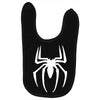 spiderman white logo Baby Bibs