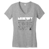 new york city Women's V-Neck T-Shirt