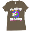 feeling stabby Ladies Fitted T-Shirt