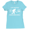 crown green bowling Ladies Fitted T-Shirt