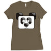 panda pixel Ladies Fitted T-Shirt
