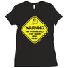 warning may...talking about fishing Ladies Fitted T-Shirt
