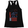 happy 4th of july Racerback Tank