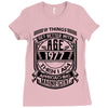 Things Better 1977 Age Approach Magnificent Ladies Fitted T-Shirt