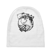 explore, travel, live and love life Baby Beanies
